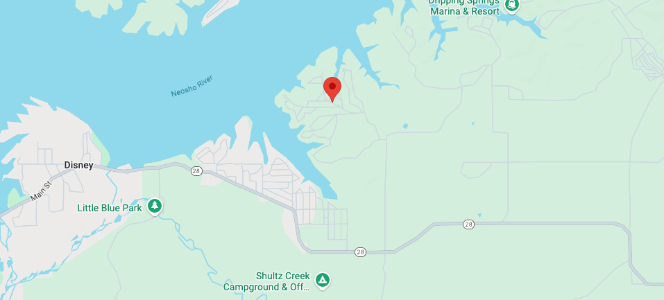 Gordon's Xtreme Marine Grand Lake Map